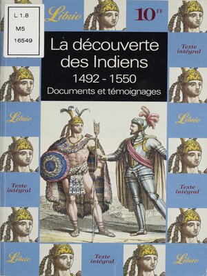 cover image of La Découverte des Indiens (1492-1550)